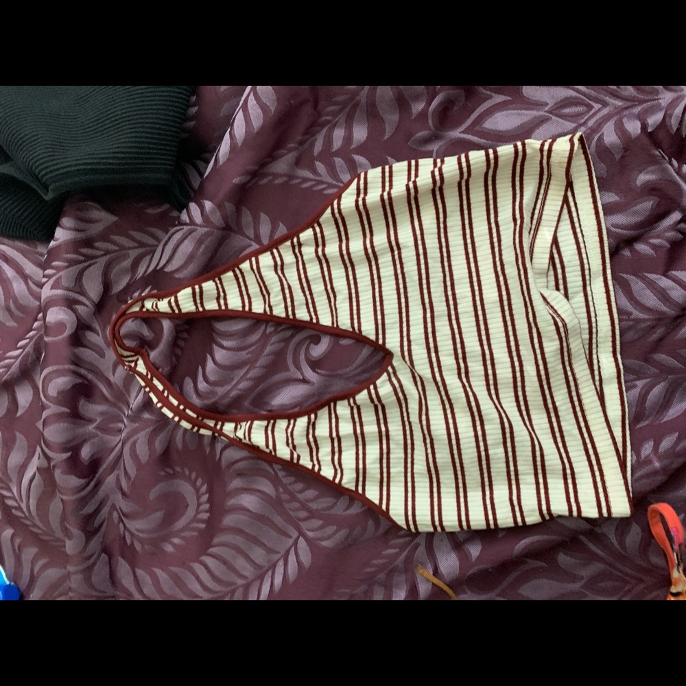 Stripes halter top